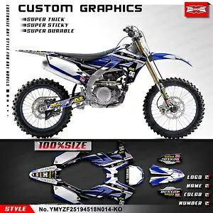 オートバイグラフィックステッカーシートヤマハ YZ250F 2019-2023 YZ450F 2018-2022 Motorcycle Graphics Sticker Sheet for Yamaha YZ250F 2019-2023 YZ450F 2018-2022 【並行輸入品】
