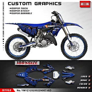 モトクロス フルビニールステッカー グラフィックキット ヤマハ YZ125 YZ250 2022 2023 2024用 Motocross Full Vinyl Sticker Graphics Kit for Yamaha YZ125 YZ250 2022 2023 2024 【並行輸入品】