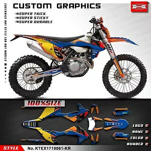 完全なビニールデカールステッカー EXC XCW 150 250 300 350 450 500 2017 2018 2019用 Complete Vinyl Decal Sticker for EXC XCW 150 250 300 350 450 500 2017 2018 2019 【並行輸入品】
