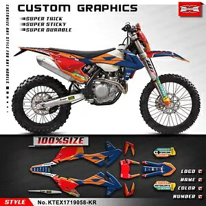 モトクロスビニールデカールステッカー EXC XCW 150 250 300 350 450 500 2017 2018 2019用 Motocross Vinyl Decal Sticker for EXC XCW 150 250 300 350 450 500 2017 2018 2019 【並行輸入品】