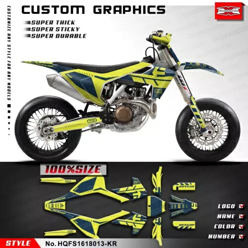 オートバイデカール光沢のあるラミネートスーパーモト FS 450 FS450 2016 2017 2018 Motorcycle Decals Glossy Laminate for Supermoto FS 450 FS450 2016 2017 2018 【並行輸入品】