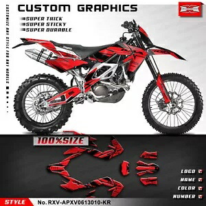 レーシンググラフィックビニールステッカーアプリリア RXV 450 550 2006-2013 修正 Racing Graphics Vinyl Sticker for Aprilia RXV 450 550 2006-2013 Modification 【並行輸入品】