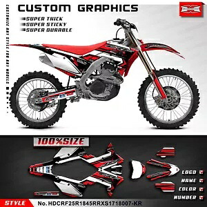 オートバイグラフィック粘着デカール CRF250R CRF450R 2017 2018 2019 2020 2021 Motorcycle Graphics Adhesive Decal for CRF250R CRF450R 2017 2018 2019 2020 2021 【並行輸入品】