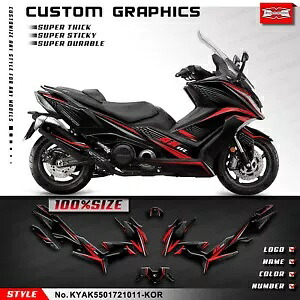 レーシンググラフィック粘着ステッカー KYMCO AK550 2017 2018 2019 2020 2021用 Racing Graphics Adhesive Sticker for KYMCO AK550 2017 2018 2019 2020 2021 【並行輸入品】｜カスタムパーツ WORLD倉庫