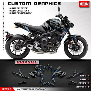 レーシングステッカーオートバイデカールヤマハ MT09 FZ09 2017 2018 2019 2020 Racing Sticker Motorcycle Decals for Yamaha MT09 FZ09 2017 2018 2019 2020 【並行輸入品】