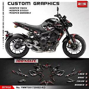 オートバイグラフィック粘着デカールヤマハ MT09 FZ09 2017 2018 2019 2020 Motorcycle Graphics Adhesive Decals for Yamaha MT09 FZ09 2017 2018 2019 2020 【並行輸入品】|カスタムパーツ WORLD倉庫