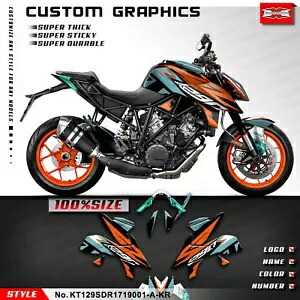 オートバイフルステッカーデカールグラフィックキット 1290 スーパー R 2017 2018 2019 用 Motorcycle Full Sticker Decal Graphics Kit for 1290 Super R 2017 2018 2019 【並行輸入品】