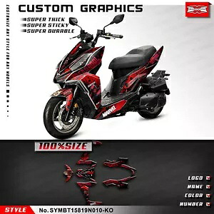 オートバイグラフィック粘着デカールキット SYM DRG BT 158 2019 2020用 Motorcycle Graphics Adhesive Decals Kit for SYM DRG BT 158 2019 2020 【並行輸入品】