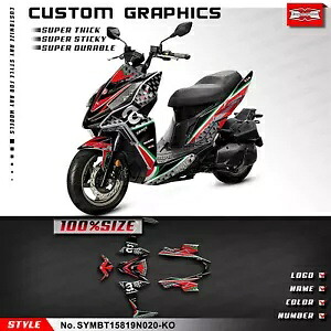 オートバイグラフィックス耐久性のあるビニールステッカーキット SYM DRG BT 158 2019 2020用 Motorcycle Graphics Durable Vinyl Sticker Kit for SYM DRG BT 158 2019 2020 【並行輸入品】