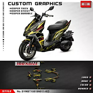 オートバイグラフィックラップステッカーキット SYM DRG BT 158 2019 2020用 Motorcycle Graphics Wrap Sticker Kit for SYM DRG BT 158 2019 2020 【並行輸入品】