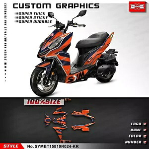 オートバイグラフィックス UV 耐性ラミネートデカールキット SYM DRG BT 158 2019 2020 用 Motorcycle Graphics UV Resistant Laminate Decal Kit for SYM DRG BT 158 2019 2020 【並行輸入品】|カスタムパーツ WORLD倉庫