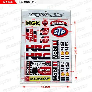 Racing HRC モトクロス ステッカー ダート バイク デカール ATV 車 オートバイ ホイール デコ レッド Racing HRC Motocross Stickers Dirt Bike Decal ATV Car Motorcycle Wheel Deco Red 【並行輸入品】