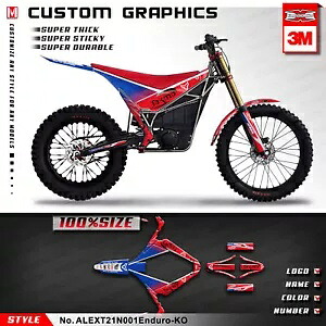 オフロード グラフィック ビニール ステッカー キット Arctic Leopard E-XT MX Enduro デカール セット用 Off-Road Graphics Vinyl Sticker Kit for Arctic Leopard E-XT MX Enduro Decal Set 【並行輸入品】