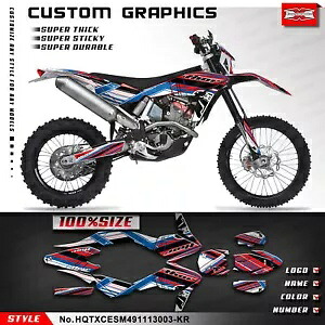 オートバイグラフィック粘着デカールキット TE TC TXC SMR 449 511 2011 2012 2013用 Motorcycle Graphics Adhesive Decals Kit for TE TC TXC SMR 449 511 2011 2012 2013 【並行輸入品】