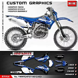 バイクカスタムステッカーグラフィックキットヤマハ WR250F WR450F 2007-2014 MX Motorbike Custom Stickers Graphics Kit for Yamaha WR250F WR450F 2007-2014 MX 【並行輸入品】