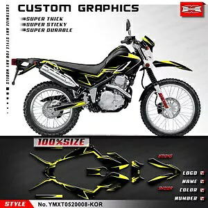 MX 防水日焼け止めデカール グラフィックス ヤマハ カモシカ XT 250 XT250 2005-2020用 MX Waterproof Sunproof Decal Graphics for Yamaha Serow XT 250 XT250 2005-2020 【並行輸入品】｜カスタムパーツ WORLD倉庫