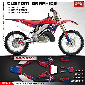オートバイグラフィックスオートバイ CR125 CR250 2002 2003 2004 2005 2006 2007 DIY Motorcycle Graphics Motorcycle for CR125 CR250 2002 2003 2004 2005 2006 2007 DIY 【並行輸入品】｜カスタムパーツ WORLD倉庫
