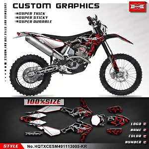 再スタイルされたオートバイグラフィックス MX デカール TE TC TXC SMR 449 511 2011 2012 2013用 Restyled Motorcycle Graphics MX Decals for TE TC TXC SMR 449 511 2011 2012 2013 【並行輸入品】｜カスタムパーツ WORLD倉庫