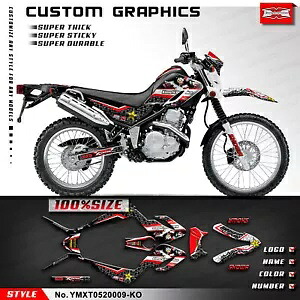 モトクロス コンプリート デカール グラフィック キット ヤマハ カモシカ XT 250 XT250 2005-2020用 Motocross Complete Decal Graphics Kit for Yamaha Serow XT 250 XT250 2005-2020 【並行輸入品】｜カスタムパーツ WORLD倉庫