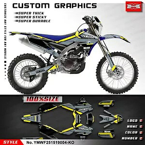 レーシンググラフィックスデカール ヤマハ WR250F 450F YZ250FX YZ450F YZ450FX 2014-2019用 Racing Graphics Decal for Yamaha WR250F 450F YZ250FX YZ450F YZ450FX 2014-2019 【並行輸入品】