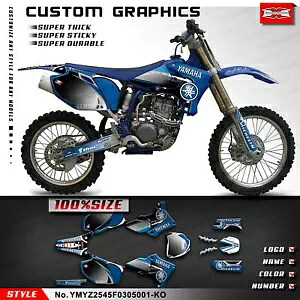 ダートバイクカスタムグラフィックステッカーキットヤマハ YZ250F YZ450F 2003 2004 2005 Dirt Bike Custom Graphics Sticker Kit for Yamaha YZ250F YZ450F 2003 2004 2005 【並行輸入品】｜カスタムパーツ WORLD倉庫