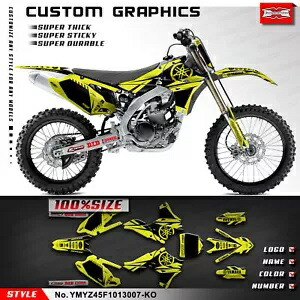 ダートバイク フルビニール グラフィック デカールキット ヤマハ YZ450F 2010 2011 2012 2013用 Dirt Bike Full Vinyl Graphics Decal Kit for Yamaha YZ450F 2010 2011 2012 2013 【並行輸入品】|カスタムパーツ WORLD倉庫