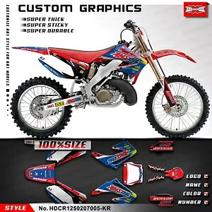 オートバイデカールビニールラップ CR125 CR250 2002 2003 2004 2005 2006 2007 Motorcycle Decals Vinyl Wrap for CR125 CR250 2002 2003 2004 2005 2006 2007 【並行輸入品】