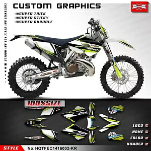 ダートバイクグラフィックステッカー TE125 TE250 TE300 FE250 FE350 FE450 2014 2015 2016用 Dirtbike Graphics Sticker for TE125 TE250 TE300 FE250 FE350 FE450 2014 2015 2016 【並行輸入品】