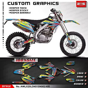 オートバイグラフィックステッカー完全なデカール Asiawing LX250 LD450 2015-2024 Motorcycle Graphics Stickers Complete Decal for Asiawing LX250 LD450 2015-2024 【並行輸入品】｜カスタムパーツ WORLD倉庫