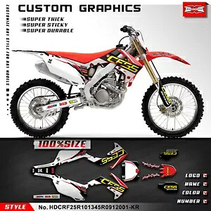 モトクロス防水デカールグラフィックス CRF250R CRF450R 2009 2010 2011 2012 2013 Motocross Waterproof Decal Graphics for CRF250R CRF450R 2009 2010 2011 2012 2013 【並行輸入品】｜カスタムパーツ WORLD倉庫