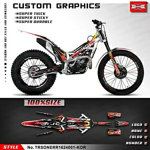 トライアルバイクステッカー デカールグラフィック TRS TRRS ONE/ONE R/ONE RR/ゴールド 2016-2024用 Trials Bike Sticker Decal Graphics for TRS TRRS ONE/ONE R/ONE RR/GOLD 2016-2024 【並行輸入品】｜カスタムパーツ WORLD倉庫