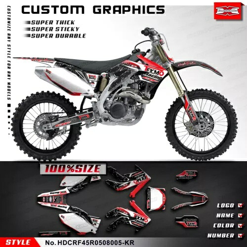 レーシンググラフィック耐久性のあるオートバイボディビニール CRF450R 2005 2006 2007 2008 Racing Graphics Durable Motorcycle Body Vinyl for CRF450R 2005 2006 2007 2008 【並行輸入品】｜カスタムパーツ WORLD倉庫