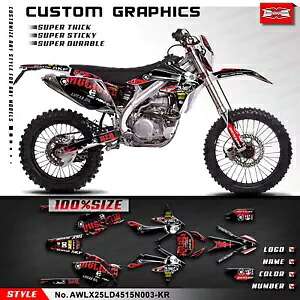 オートバイグラフィックステッカーセット Asiawing LX250 LD450 2015-2024用 Motorcycle Graphics Stickers Set for Asiawing LX250 LD450 2015-2024 【並行輸入品】｜カスタムパーツ WORLD倉庫