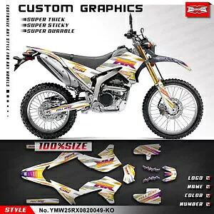 オートバイステッカービニールグラフィックヤマハ WR250R WR250X 2008 から 2020 Motorcycle Stickers Vinyl Graphics for Yamaha WR250R WR250X 2008 to 2020 【並行輸入品】|カスタムパーツ WORLD倉庫