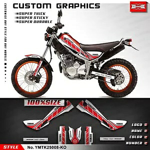 グラフィックスキット粘着ステッカーヤマハトリッカー250 XG250トリッカーXG250シールド用 Graphics Kit Adhesive Sticker for Yamaha Tricker 250 XG250 Tricker XG250 Shield 【並行輸入品】