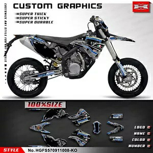 グラフィックキット デカール ステッカー Husaberg FS 570 2009 2010 2011 スタイル変更済み Graphics Kit Decals Stickers for Husaberg FS 570 2009 2010 2011 Restyled 【並行輸入品】