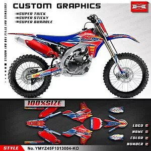 モトクロス防水グラフィックデカールキット ヤマハ YZ450F 2010 2011 2012 2013用 Motocross Waterproof Graphics Decal Kit for Yamaha YZ450F 2010 2011 2012 2013 【並行輸入品】｜カスタムパーツ WORLD倉庫