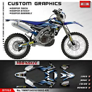 モトクロス カスタム デカール グラフィック キット ヤマハ WR450F YZ450FX 2016 2017 2018用 Motocross Custom Decal Graphics Kit for Yamaha WR450F YZ450FX 2016 2017 2018 【並行輸入品】