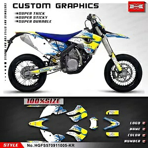 グラフィックキット レーシングステッカー Husaberg FS 570 2009 2010 2011 非コーティング用 Graphics Kit Racing Sticker for Husaberg FS 570 2009 2010 2011 Non Coating 【並行輸入品】｜カスタムパーツ WORLD倉庫