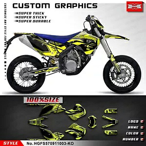 グラフィックスキット粘着カスタマイズステッカー Husaberg FS 570 2009 2010 2011用 Graphics Kit Adhesive Customized Sticker for Husaberg FS 570 2009 2010 2011 【並行輸入品】｜カスタムパーツ WORLD倉庫