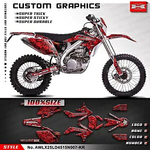 オートバイグラフィックスラップステッカー Asiawing LX250 LD450 2015-2024用 Motorcycle Graphics Wrap Sticker for Asiawing LX250 LD450 2015-2024 【並行輸入品】｜カスタムパーツ WORLD倉庫