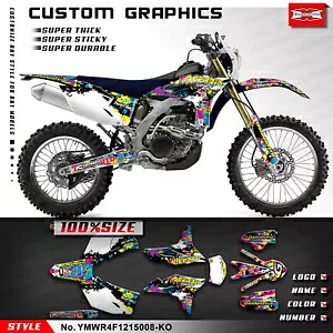 MX フルカスタムビニールグラフィックスデカールキット ヤマハ WR450F 2012 2013 2014 2015用 MX Full Custom Vinyl Graphics Decal Kit for Yamaha WR450F 2012 2013 2014 2015 【並行輸入品】