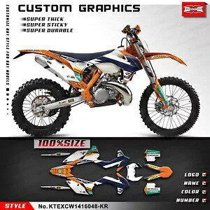 ダートバイク完全防水カスタムデカールグラフィックキット EXC XCW 2014 2015 2016用 Dirt Bike Full Waterproof Custom Decal Graphics Kit for EXC XCW 2014 2015 2016 【並行輸入品】 97,900円
