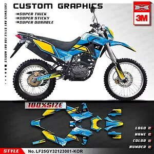 ダートバイクカスタムビニールステッカーデカールグラフィック LIFAN LF250GY-3 2021 2022 2023用 Dirt Bike Custom Vinyl Sticker Decal Graphics for LIFAN LF250GY-3 2021 2022 2023 【並行輸入品】｜カスタムパーツ WORLD倉庫