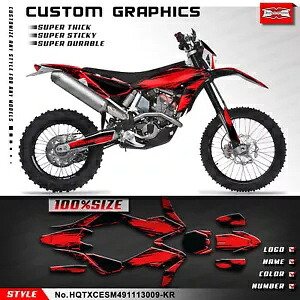 オートバイグラフィックステッカーセット TE TC TXC SMR 449 511 2011 2012 2013 デコ Motorcycle Graphics Stickers Set for TE TC TXC SMR 449 511 2011 2012 2013 Deco 【並行輸入品】｜カスタムパーツ WORLD倉庫