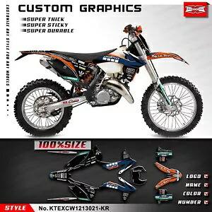 バイク完全なカスタムデカールグラフィックキット EXC XCW SX XC 2011 2012 2013用 Motorbike Complete Custom Decal Graphics Kit for EXC XCW SX XC 2011 2012 2013 【並行輸入品】