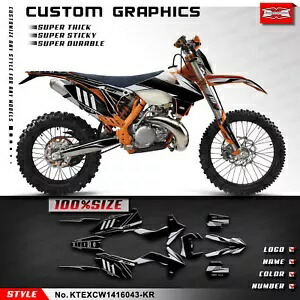 ダートバイクカスタムビニールステッカーグラフィックキット EXC XCW 2014 2015 2016 MX デカール用 Dirt Bike Custom Vinyl Sticker Graphics Kit for EXC XCW 2014 2015 2016 MX Decal 【並行輸入品】 97,900円