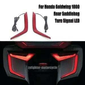 ターンシグナルライトアクセントブレーキリアサドルバッグ LED ホンダゴールドウィング GL1800 用 Turn Signal Light Accents Brake Rear Saddlebag LED Fit For Honda Goldwing GL1800 【並行輸入品】