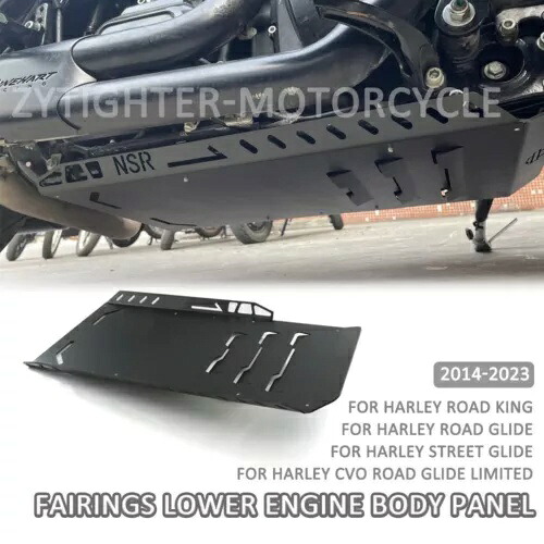 ハーレー CVO ロードグライド リミテッド 2014-2023 用ロアスタートエンジンケースプロテクター Lower Start Engine Case Protector For Harley CVO Road Glide Limited 2014-2023 【並行輸入品】