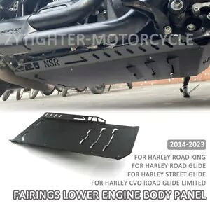 フェアリング下部エンジンボディパネルハーレーロードグライドストリートグライド 2014-2023 Fairings Lower Engine Body Panel For Harley Road Glide Street Glide 2014-2023 【並行輸入品】